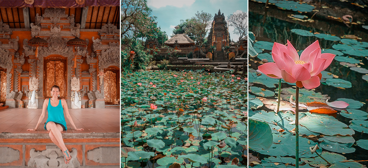 Un importante tempio a Ubud Bali.