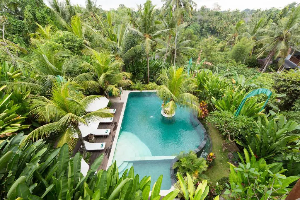 Hotel e resort a Ubud, vista del resort Alamdini.
