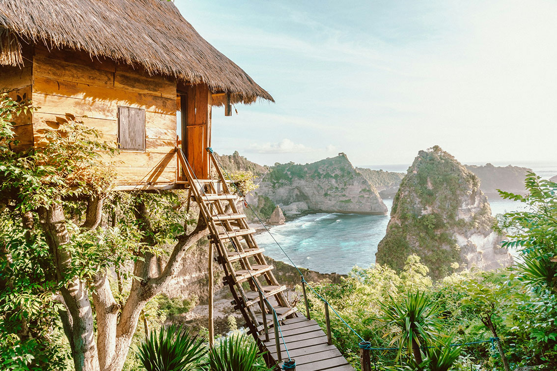 Rumah Pohon, la casa sull'albero a Nusa Penida.